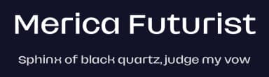 Merica Futurist by Måns Grebäck — Sans Serif Font — thumbnail 2