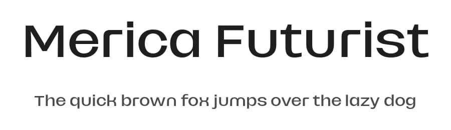 Merica Futurist by Måns Grebäck — Sans Serif Font