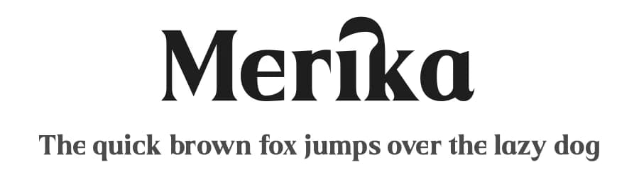 Merika by Storytype Studio — Serif Font