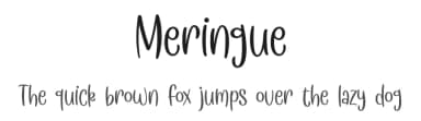 Meringue by Toko Laris Djaja — Script Handwritten Font — thumbnail 1