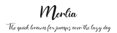 Merlia by RantautypeStudio — Script Handwritten Font — thumbnail 1