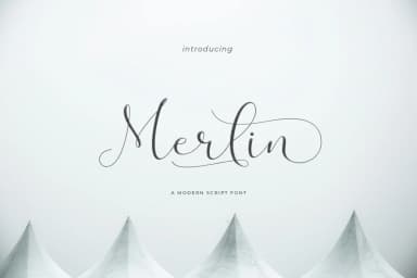 Merlin Script Font by Uloel Design — Script Handwritten Font — thumbnail 1