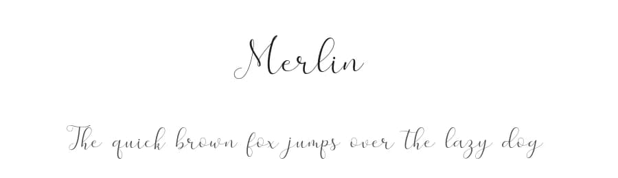 Merlin by Uloel Design — Script Handwritten Font