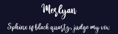 Merlyan by Creatype Studio — Script Handwritten Font — thumbnail 2