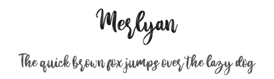 Merlyan by Creatype Studio — Script Handwritten Font