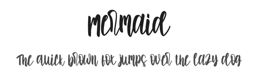 Mermaid by Lontong Lodeh — Script Handwritten Font