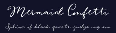 Mermaid Confetti by Misti's Fonts — Script Handwritten Font — thumbnail 2