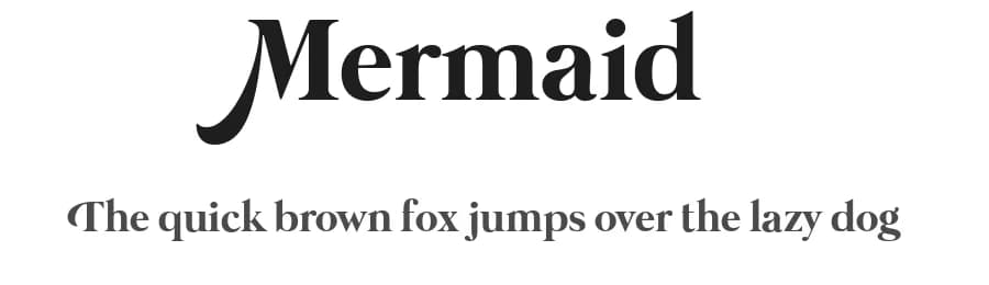 Mermaid by Scott Simpson — Serif Font