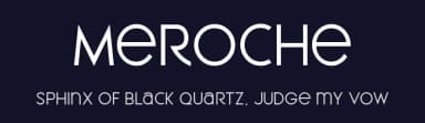 Meroche by mlkwsn — Sans Serif Font — thumbnail 2