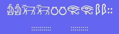 Meroitic Hieroglyphics by Reinhold Kainhofer — Dingbats Font — thumbnail 3