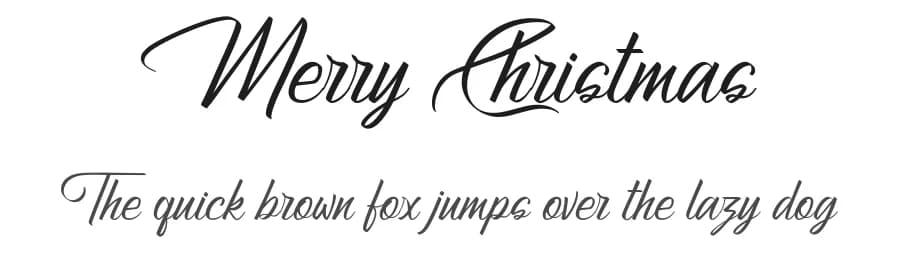 Merry Christmas by Fajr's Type — Script Handwritten Font