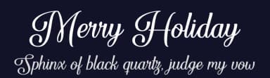 Merry Holiday by Misti's Fonts — Script Handwritten Font — thumbnail 2