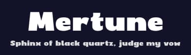 Mertune by Fikryal studio — Sans Serif Font — thumbnail 2