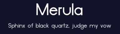 Merula by Anonymous foundry — Sans Serif Font — thumbnail 2