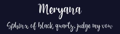 Meryana by Alstudiossa — Script Handwritten Font — thumbnail 2