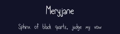 Meryjane by Mercan Alper — Script Handwritten Font — thumbnail 2