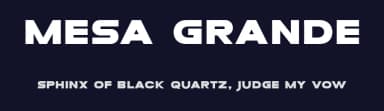 Mesa Grande by Roland Huse Design — Sans Serif Font — thumbnail 2