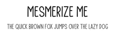 Mesmerize Me by Md Shohail Bhuian — Script Handwritten Font — thumbnail 1