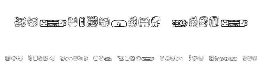 MesoAmerica Dings by Intellecta Design — Dingbats Font