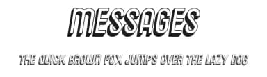 Messages by Vladimir Nikolic — Sans Serif Font — thumbnail 1