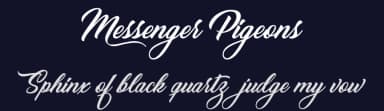 Messenger Pigeons by Billy Argel Fonts ® — Script Handwritten Font — thumbnail 2