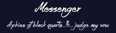 Messenger by JSH creates — Script Handwritten Font — thumbnail 2