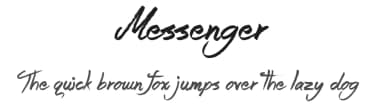 Messenger by JSH creates — Script Handwritten Font — thumbnail 1