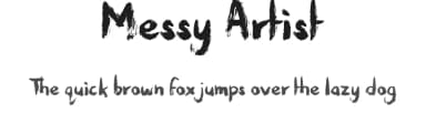Messy Artist by JSH creates — Script Handwritten Font — thumbnail 1