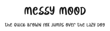 Messy Mood by Phantom Studio — Script Handwritten Font — thumbnail 1