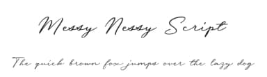 Messy Nessy Script by Redy Studio — Script Handwritten Font — thumbnail 1