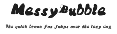 MessyBubble by lolipop22 — Script Handwritten Font — thumbnail 1