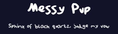 Messy Pup by Emily Powell — Script Handwritten Font — thumbnail 2