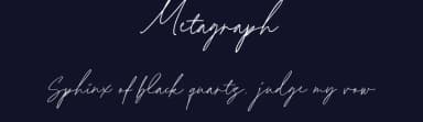 Metagraph by Letterhend Studio — Script Handwritten Font — thumbnail 2