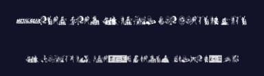 Metal Gear Solid The Phantom Font by xstreamed.tv — Dingbats Font — thumbnail 2