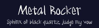 Metal Rocker by Letterafa Studio — Script Handwritten Font — thumbnail 2