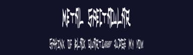 Metal Spectacular by Xerographer Fonts — Script Handwritten Font — thumbnail 2