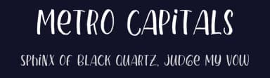 Metro Capitals by Letterhend Studio — Script Handwritten Font — thumbnail 2