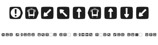 Metrofont by Denis Serikov — Dingbats Font
