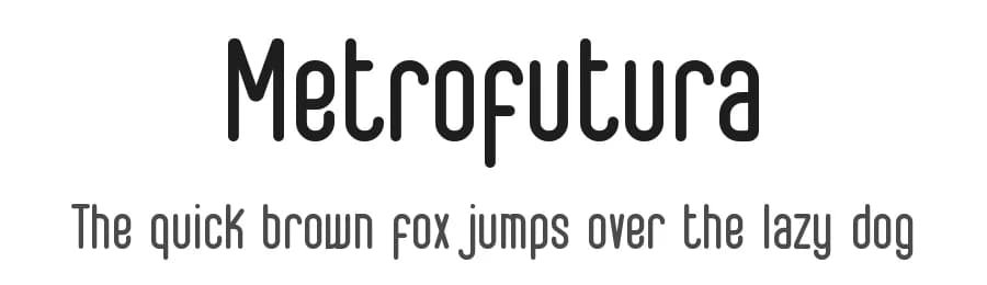 Metrofutura by UI Creative — Sans Serif Font