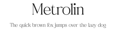 Metrolin by Storytype Studio — Serif Font — thumbnail 1
