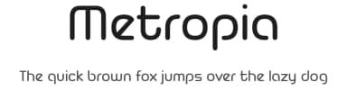 Metropia by Tiago Sá — Sans Serif Font — thumbnail 1