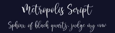 Metropolis Script by RaffaSyad Studio — Script Handwritten Font — thumbnail 2