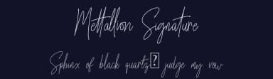 Mettallion Signature by Madatype Studio — Script Handwritten Font — thumbnail 2