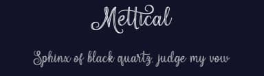 Mettical by Beautypes — Script Handwritten Font — thumbnail 2