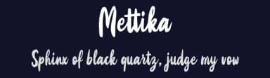 Mettika by Weape Studio — Script Handwritten Font — thumbnail 2