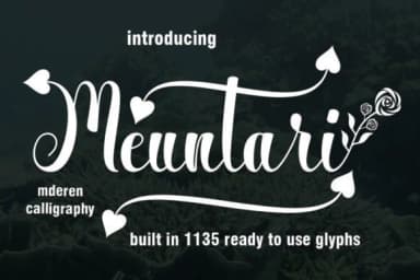 Meuntari Font by nasristudio — Script Handwritten Font — thumbnail 1