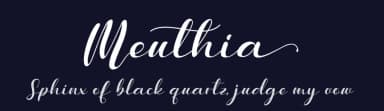 Meuthia by Awansenja Type — Script Handwritten Font — thumbnail 2