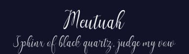 Meutuah by Studiorazi — Script Handwritten Font — thumbnail 2