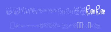 Mew Too CatDings by KineticPlasma Fonts — Dingbats Font — thumbnail 3