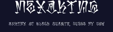 Mexaking by Aspek hndz — Script Handwritten Font — thumbnail 2
